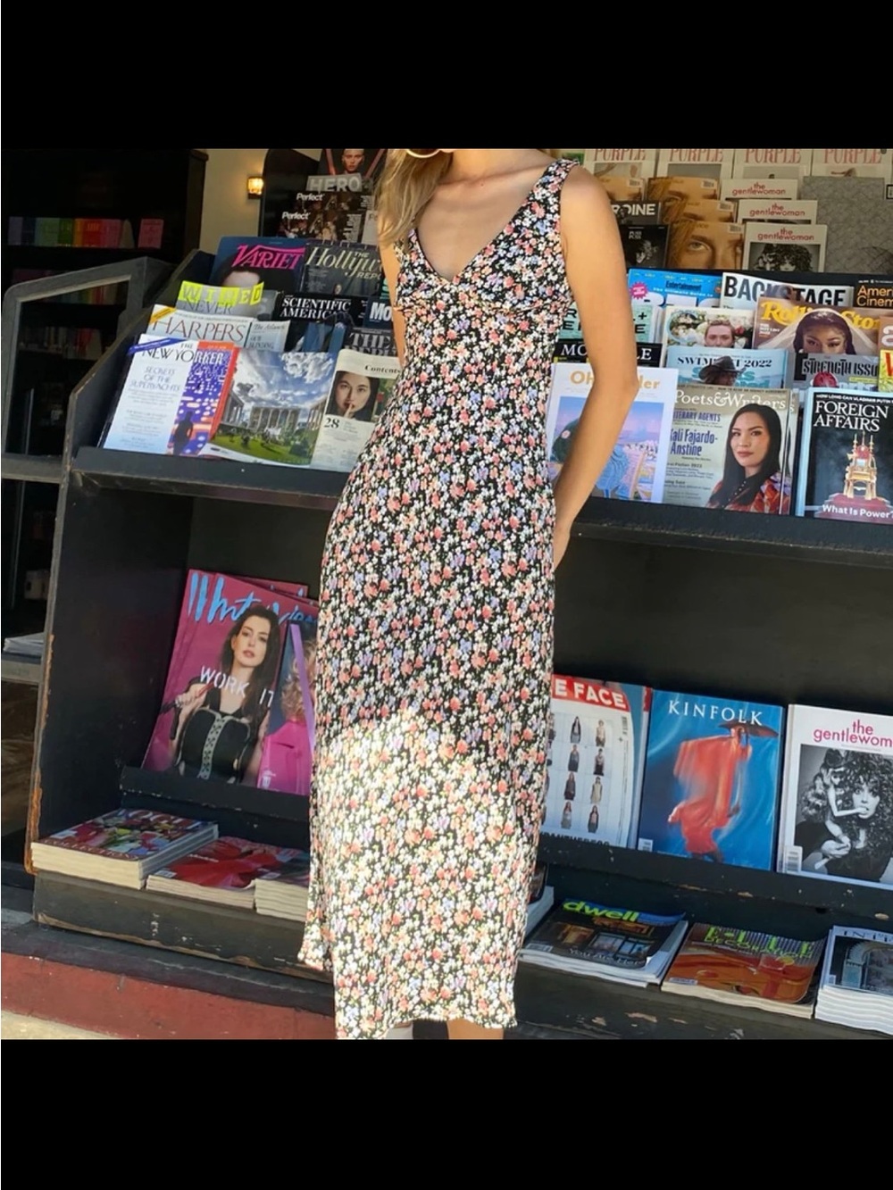Princess Polly floral midi dress